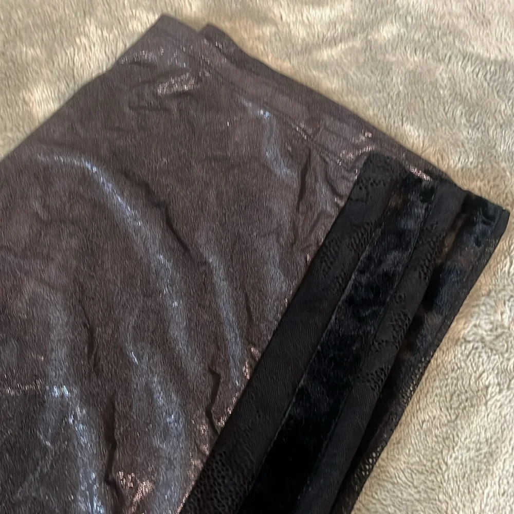 Victoria's Secret Glossy Black pants